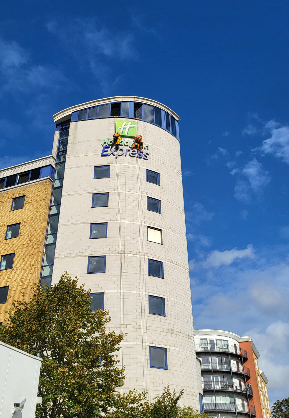 High Level Commercial Sign Installation