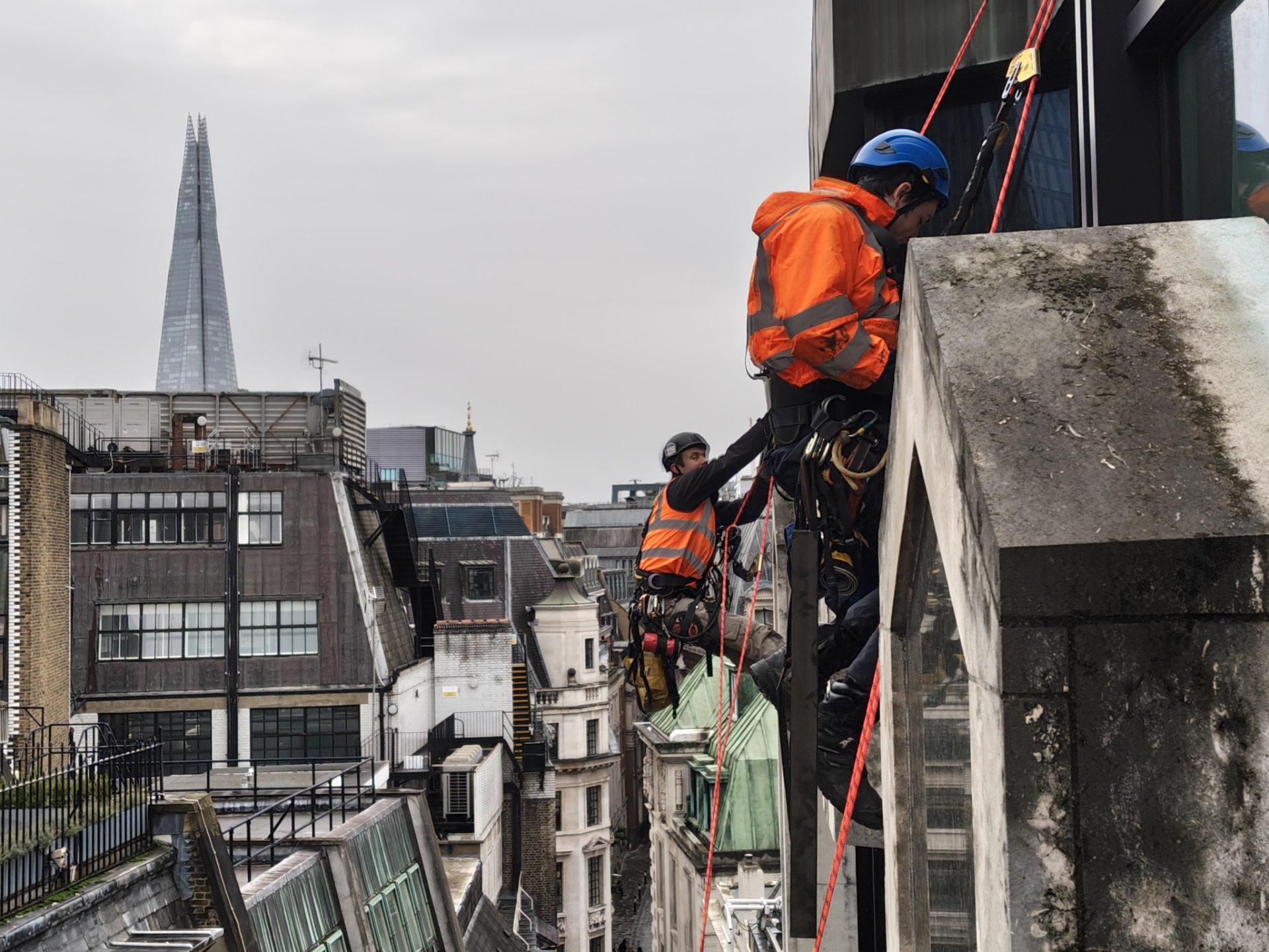 Rope Access Building Cleaning and Post Construction Cleaning