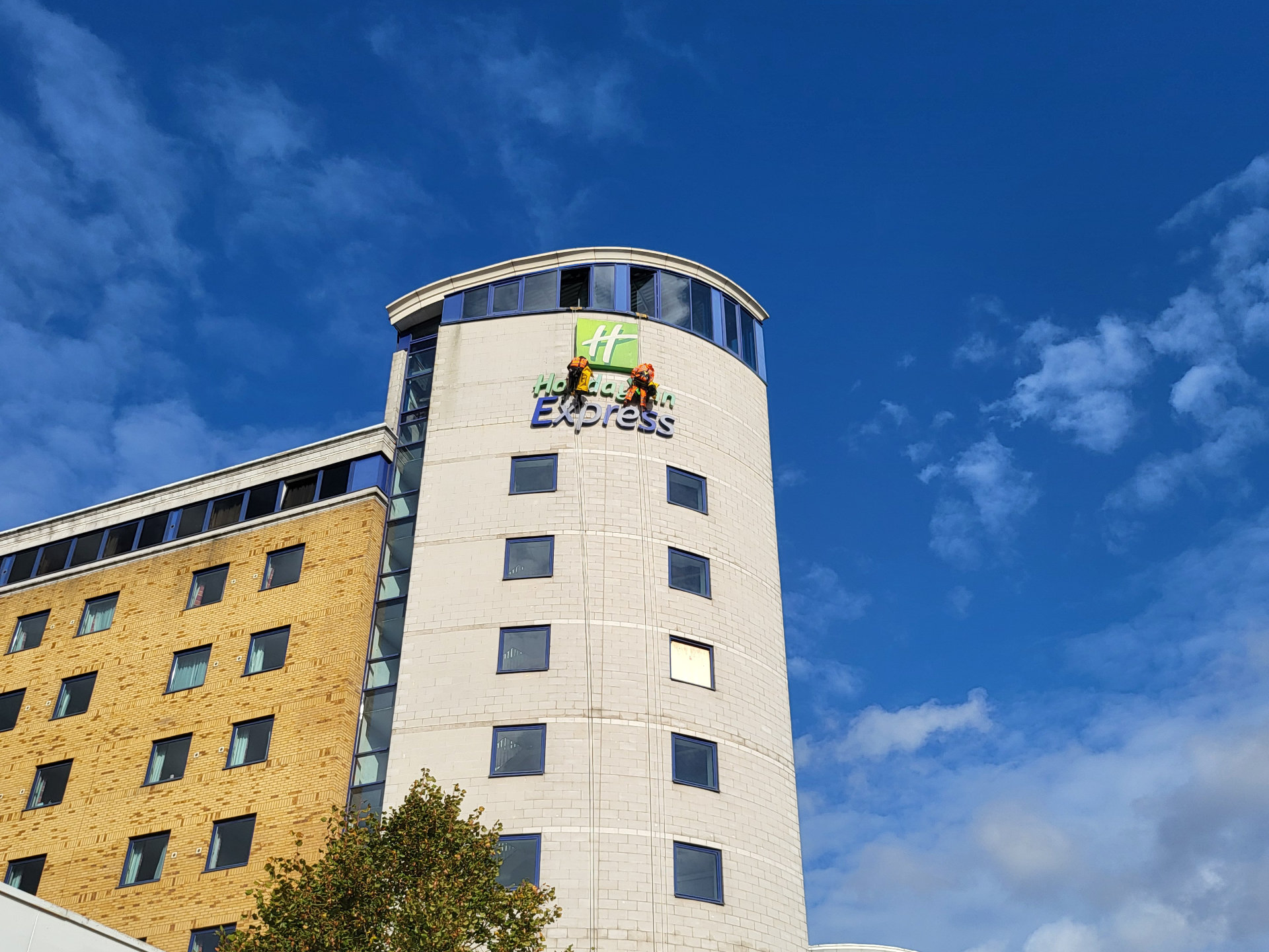 High Level Commercial Sign Installation